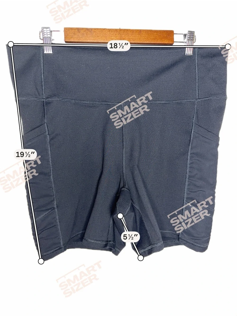 Fabletics Powerhold Black High-Rise Bike Shorts 2X activewear workout yoga gym - Picture 6 of 6